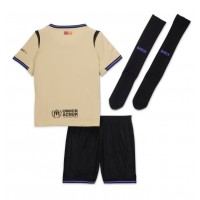 Camisa de Futebol Barcelona Equipamento Secundário Infantil 2025-26 Manga Curta (+ Calças curtas)